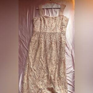 Adrianna Papell Off Shoulder Ballgown